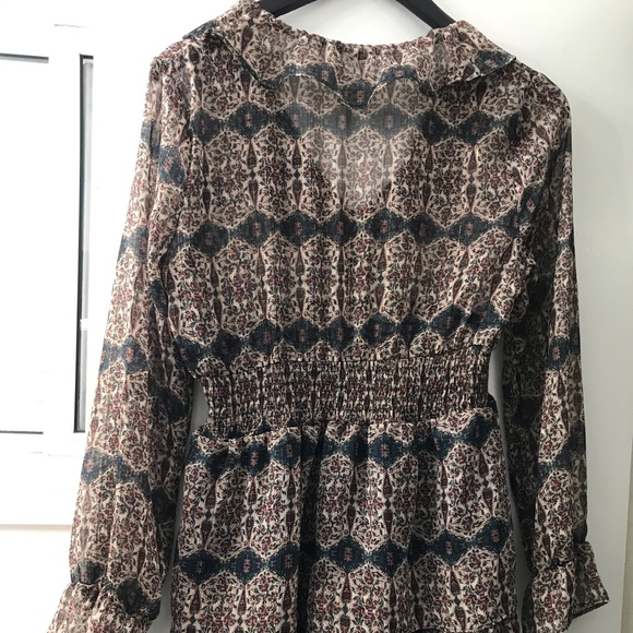 ZARA BOHO MINI DRESS - Picture 2 of 8